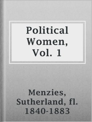 cover image of Political Women, Vol. 1